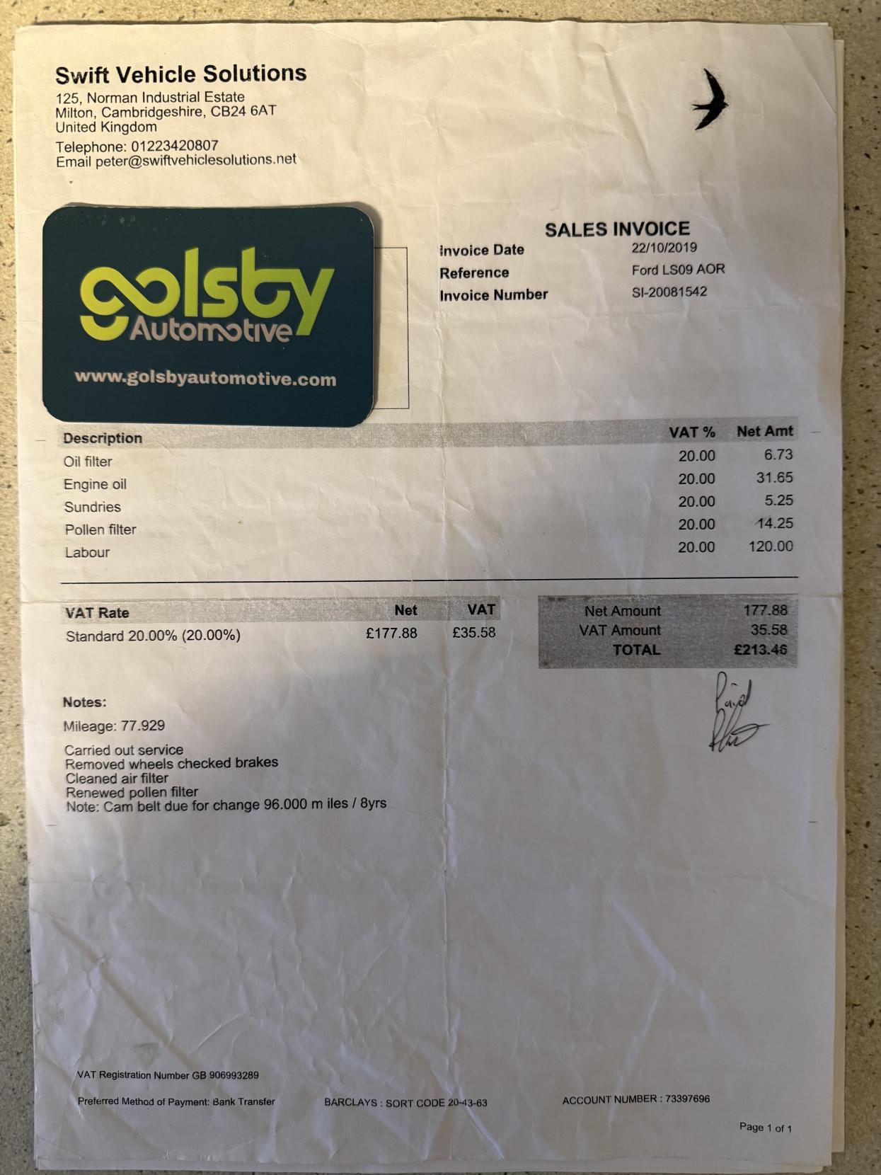 Ford Fiesta 1.4 Zetec Hatchback 5dr Petrol Manual (133 g/km, 94 bhp)